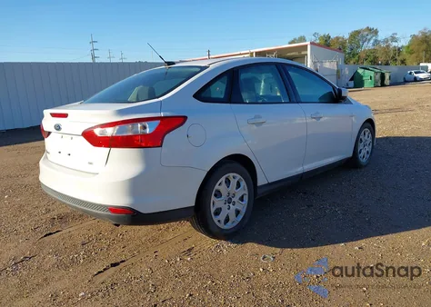 2012 Ford Focus Se из США, поврежденный, VIN 1FAHP3F24CL235048